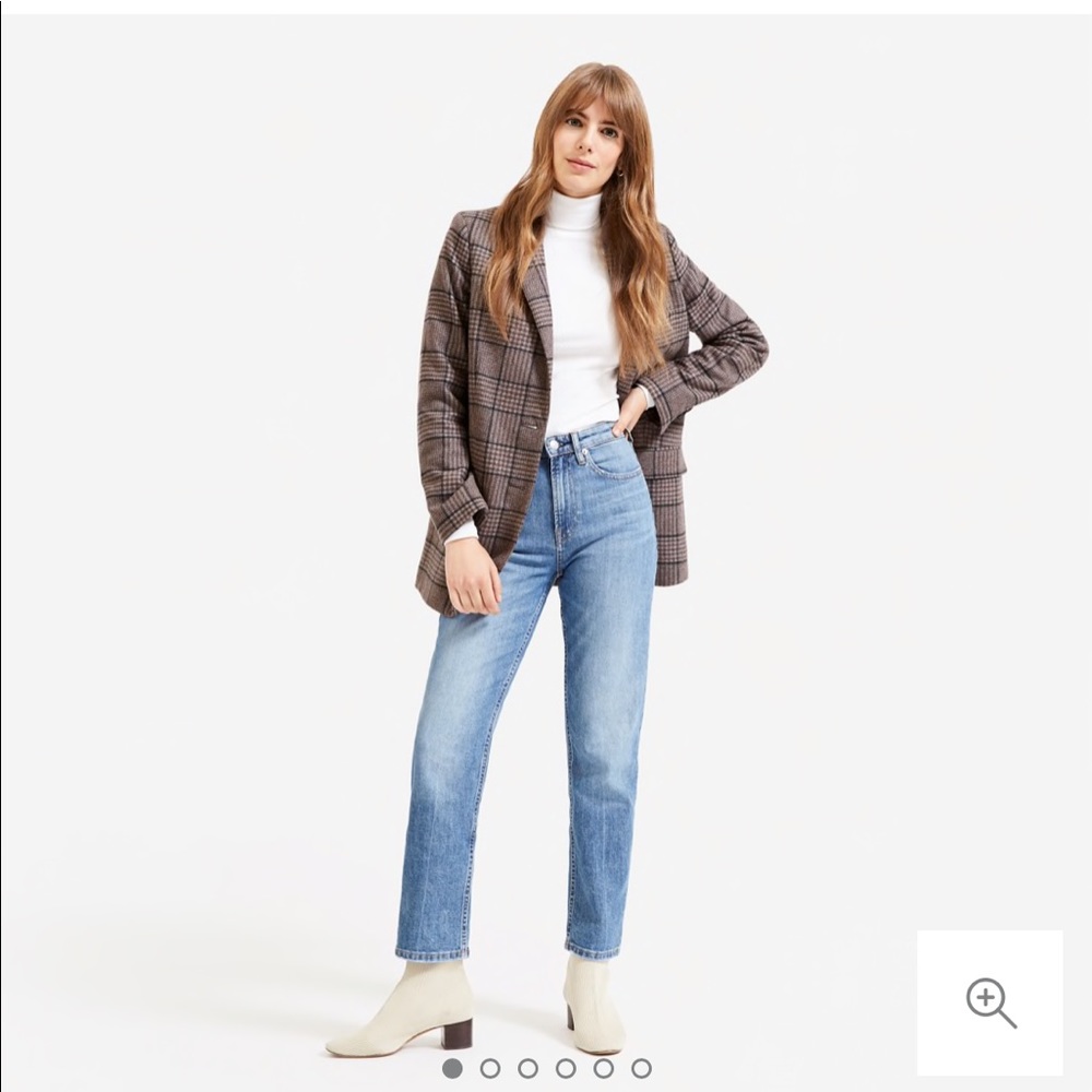 Everlane High Waist Straight Jeans Size 30